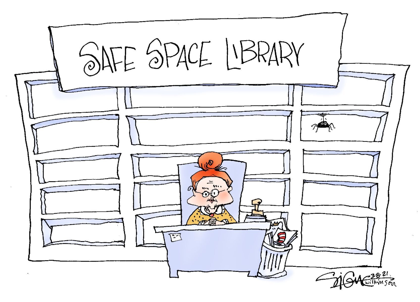 Signe Wilkinson cartoon
